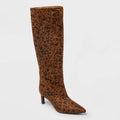 Women's Justice Boots with Memory Foam Insole – A New Day™ Light Brown Size 6.5