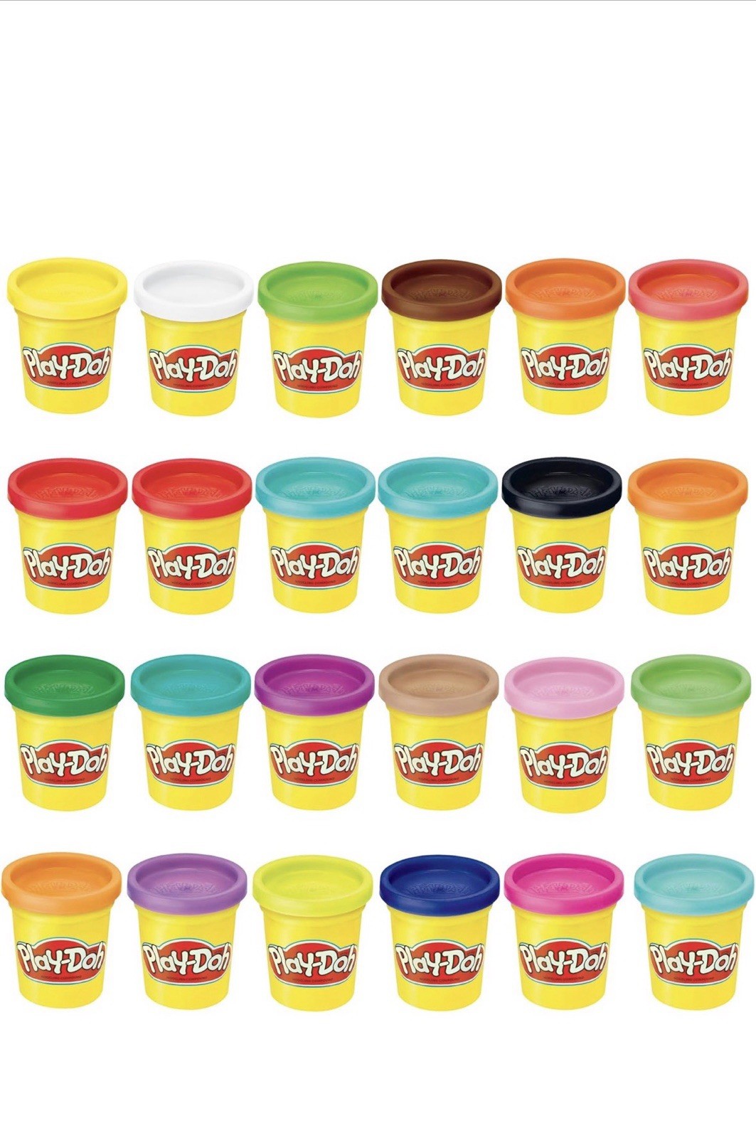Play-Doh 20383F01 24 Pack Multicolor Children Molding Dough