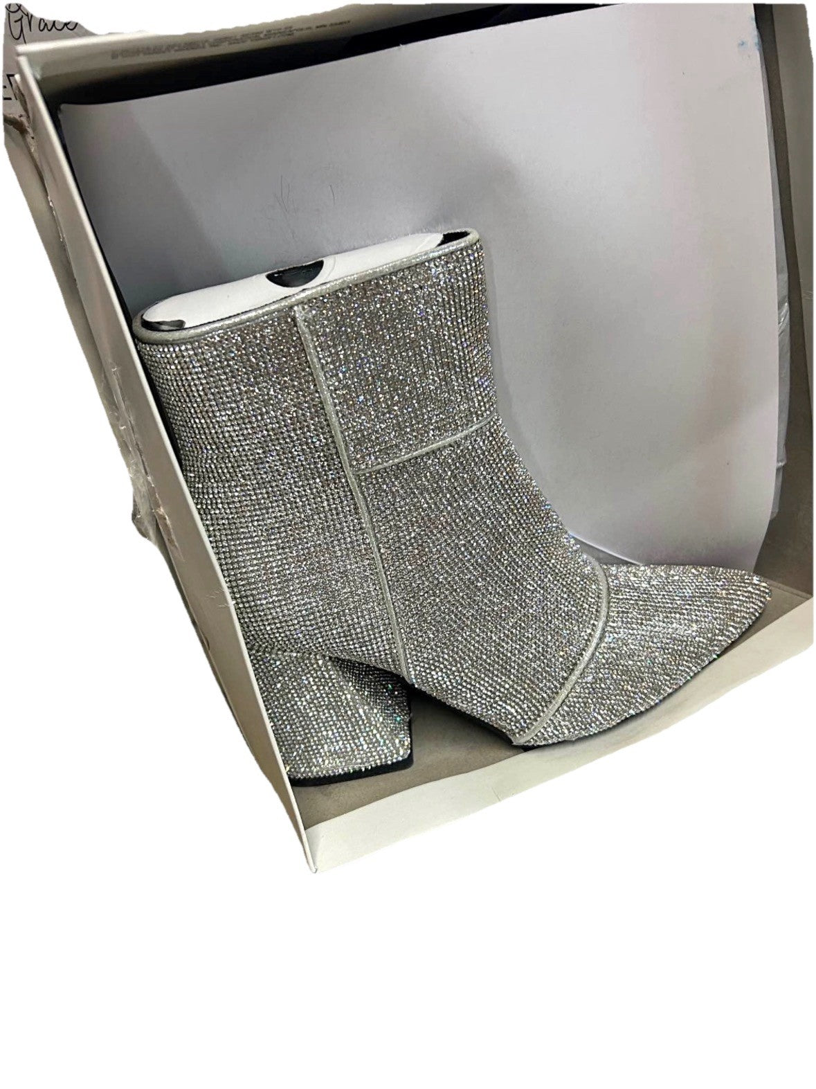 A New Day Rhinestone Embellished Ankle Boots