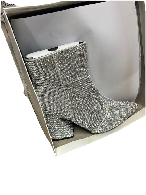 A New Day Rhinestone Embellished Ankle Boots
