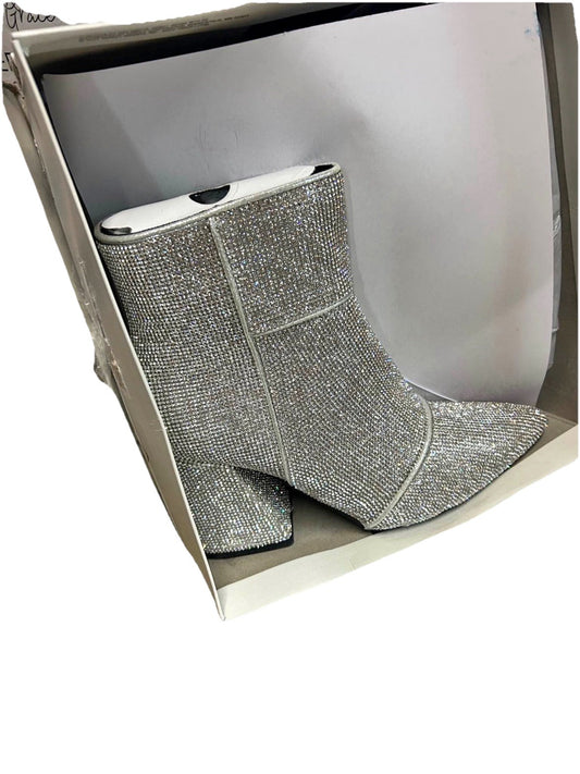 A New Day Rhinestone Embellished Ankle Boots