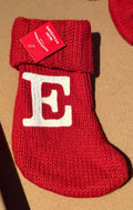 Wondershop Mini Knit Christmas Stocking – Letter E