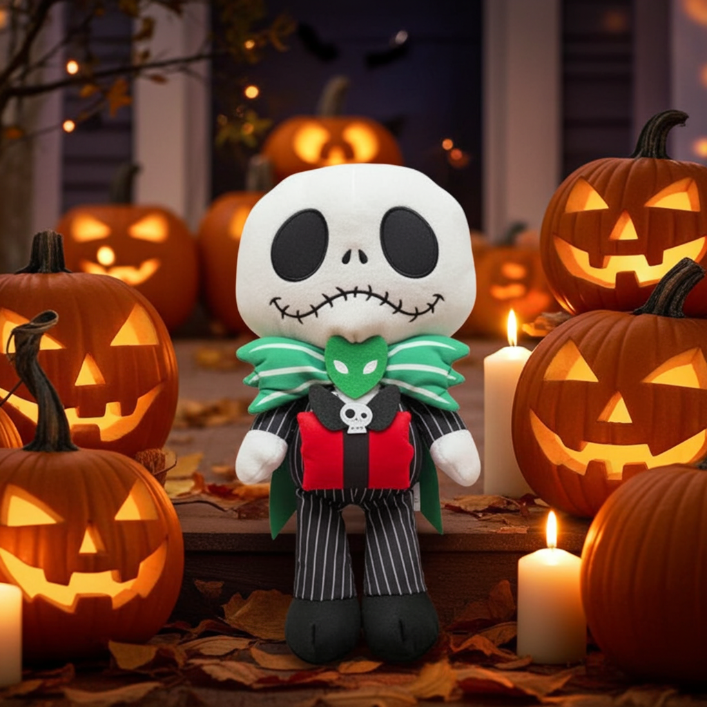 Disney Jack Skellington Plush 16” The Nightmare Before Christmas