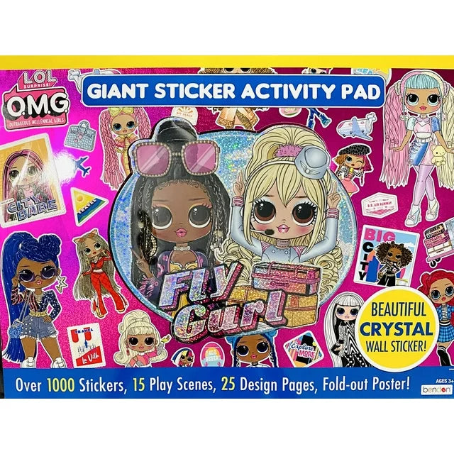 L.O.L. OMG Fly Gurl Giant Sticker Activity Pad