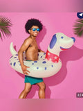 Character Tube Dog - Sun Squad™: White PVC Pool Float for Ages 6+