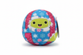 Squishmallow Christmas dog toy on white background
