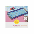 Sun Squad Inflatable Pool Hockey 4-piece game set on white background