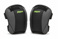 AWP black and gray professional knee pads on white background