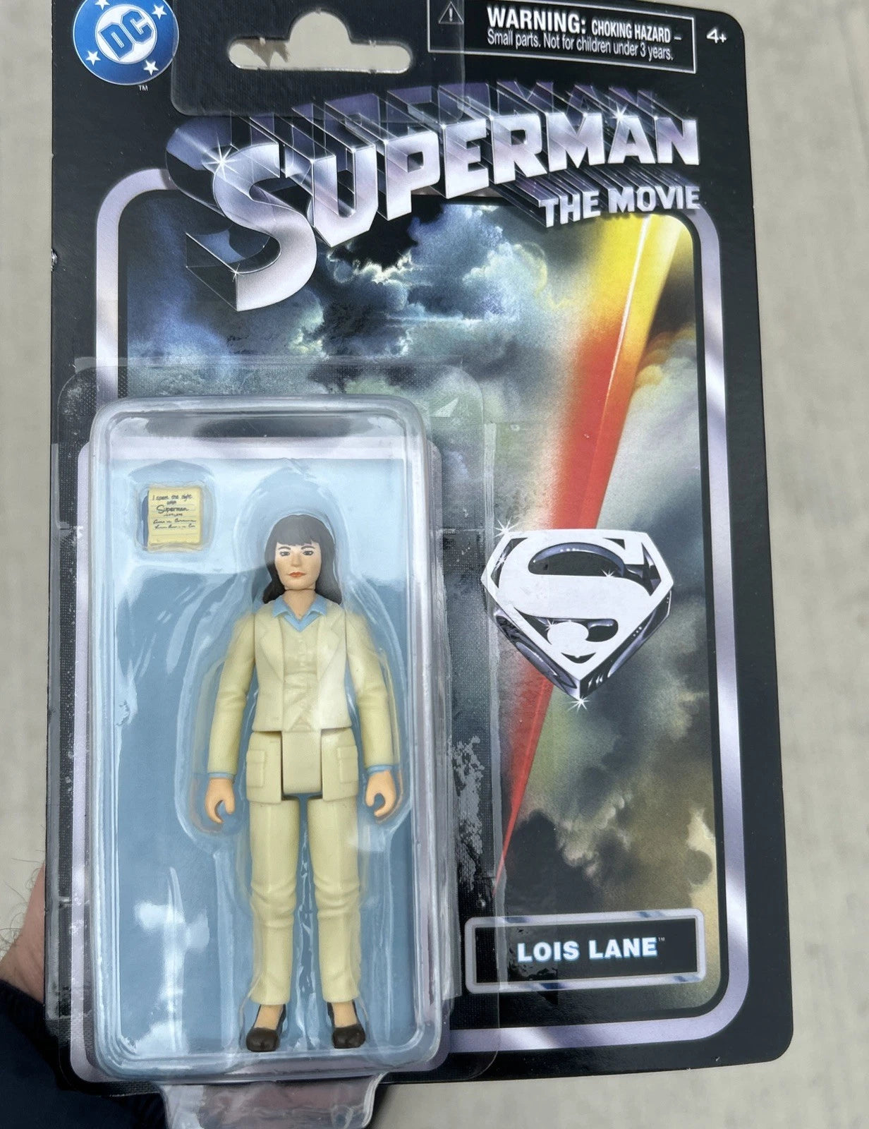 Spin Master 2025 Superman Movie LOIS LANE White 3.75” Retro Figure NEW